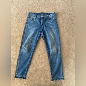 Lucky brand straight ankle jeans